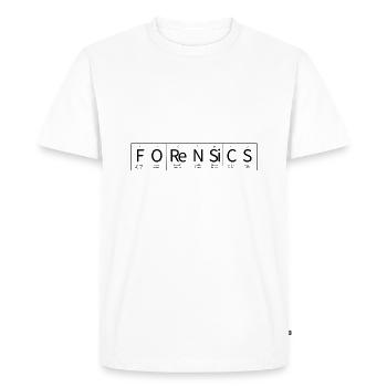 Sécurisation des traces - Kripo Polizei Kriminaltechnik - T-shirt Premium bio Homme - blanc - Devant - Nico (187cm)