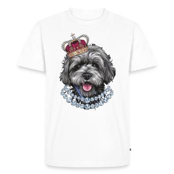 Lagotto Romagnolo avec couronne - T-shirt Premium bio Homme - blanc - Devant - Nico (187cm)