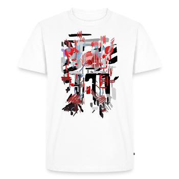 Architecture Pattern - Men's Premium Organic T-Shirt - white - Front - Nico (187cm)