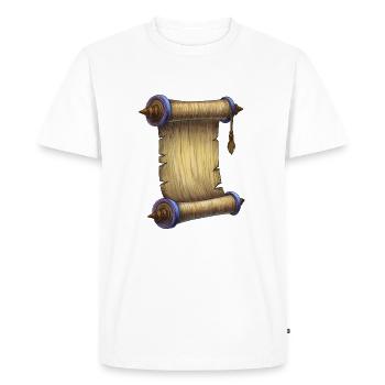 Faire défiler - T-shirt Premium bio Homme - blanc - Devant - Nico (187cm)
