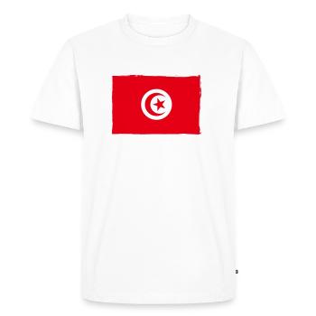 Tunisia - Men's Premium Organic T-Shirt - white - Front - Nico (187cm)