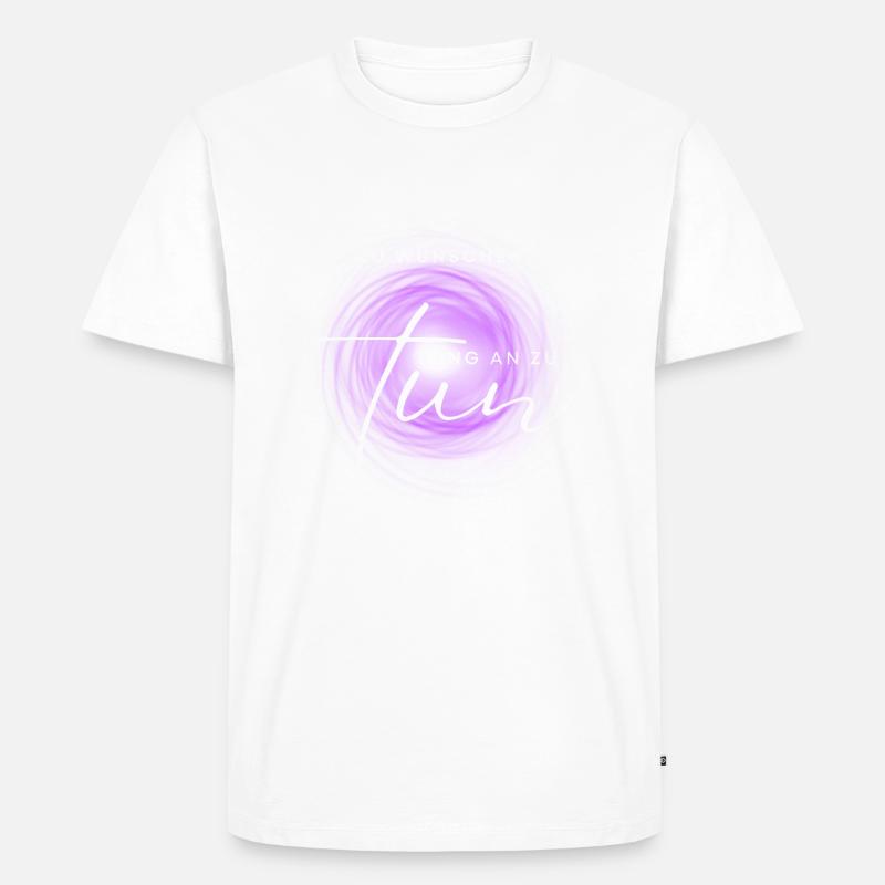 POSITIVE EINSTELLUNG MINDSET Motivation - Männer Premium Bio T-Shirt - undefined