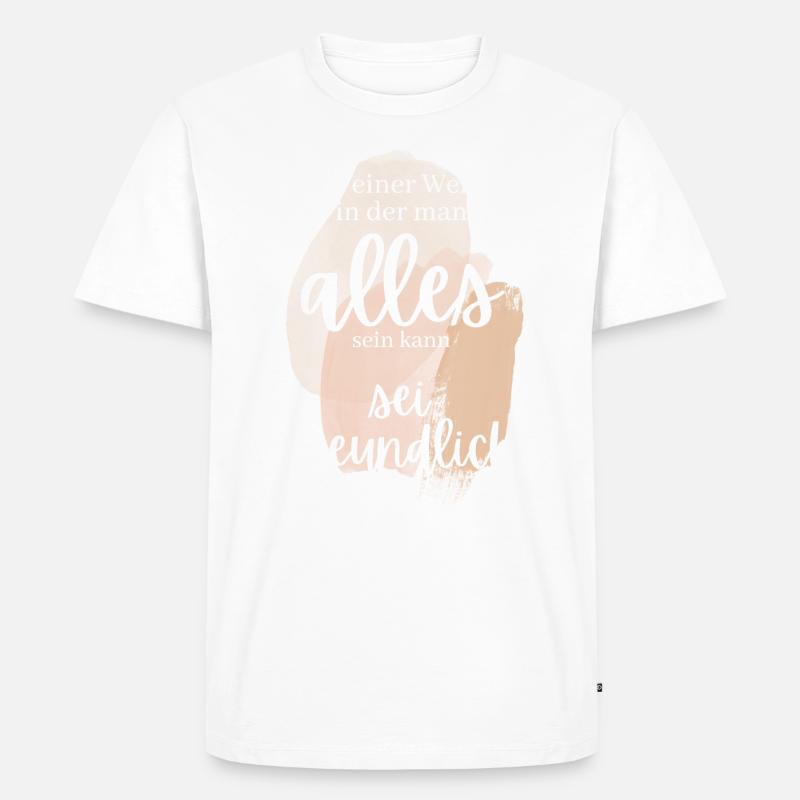 POSITIVE EINSTELLUNG MINDSET Motivation - Männer Premium Bio T-Shirt - undefined