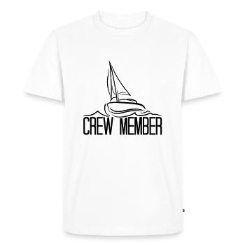 friends crew member member sailing boat ship club - Men's Premium Organic T-Shirt - white - Front - Nico (187cm)