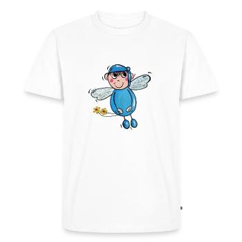 Ange gardien Leon - T-shirt Premium bio Homme - blanc - Devant - Nico (187cm)