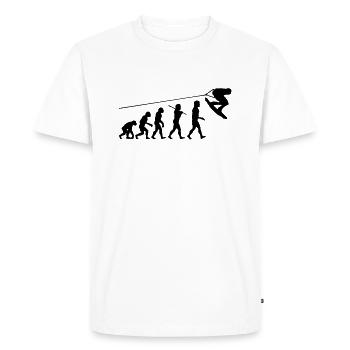 wa01 wakeboard evolution - Men's Premium Organic T-Shirt - white - Front - Nico (187cm)
