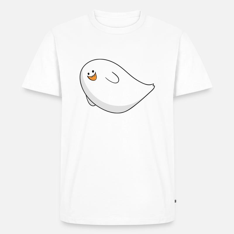 Geist - Männer Premium Bio T-Shirt - Weiß