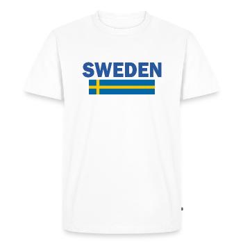 Suede - T-shirt Premium bio Homme - blanc - Devant - Nico (187cm)