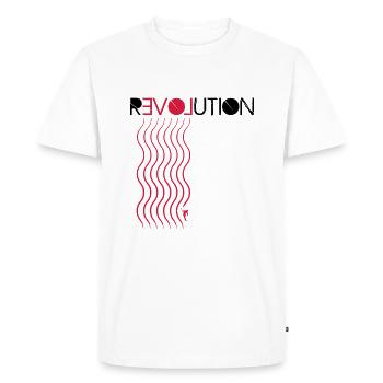 Love Revolution Ski - T-shirt Premium bio Homme - blanc - Devant - Nico (187cm)