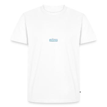 uni1969 - Men's Premium Organic T-Shirt - white - Front - Nico (187cm)