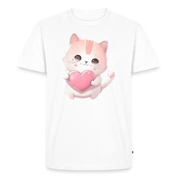 Teddy Bear Cuddly Toy Toy Sleep T-shirt - Men's Premium Organic T-Shirt - white - Front - Nico (187cm)