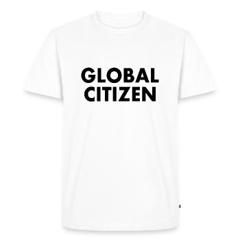 global citizen - T-shirt Premium bio Homme - blanc - Devant - Nico (187cm)