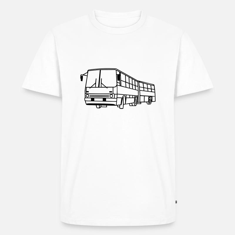 Ikarus 280 Gelenkbus - Männer Premium Bio T-Shirt - Weiß