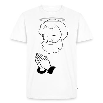 Holy - Men's Premium Organic T-Shirt - white - Front - Nico (187cm)