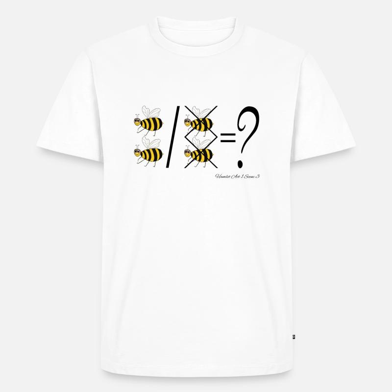 2B or not 2B - Men's Premium Organic T-Shirt - white