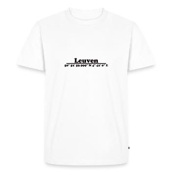 Lion Coordinates - Men's Premium Organic T-Shirt - white - Front - Nico (187cm)