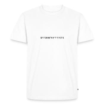 Utrecht Coordinates - Men's Premium Organic T-Shirt - white - Front - Nico (187cm)