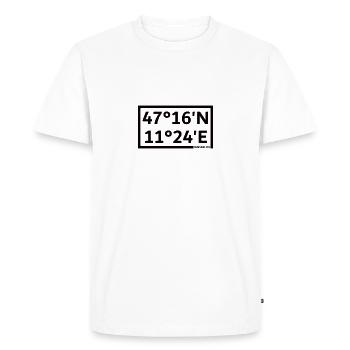 Innsbruck Autriche - T-shirt Premium bio Homme - blanc - Devant - Nico (187cm)