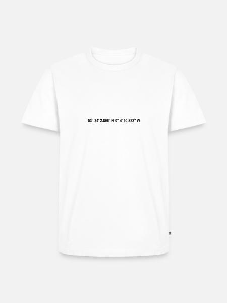 Grimsby coordinates - Men's Premium Organic T-Shirt - white