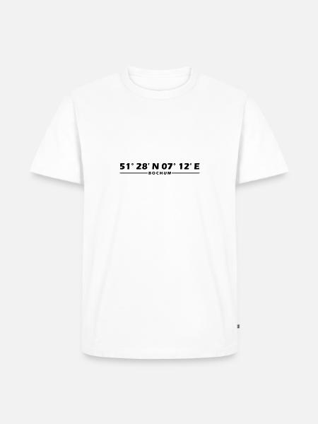 Bochum coordinates - Men's Premium Organic T-Shirt - white