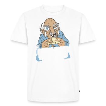 Game Nerd Game Console Gaming Play Gamepad - Men's Premium Organic T-Shirt - white - Front - Nico (187cm)