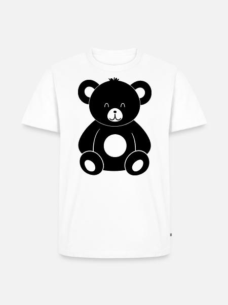 Teddy Bear - Men's Premium Organic T-Shirt - white