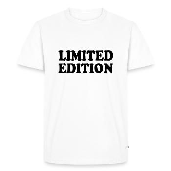 Limited edition - T-shirt Premium bio Homme - blanc - Devant - Nico (187cm)