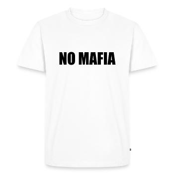 NO MAFIA - T-shirt Premium bio Homme - blanc - Devant - Nico (187cm)