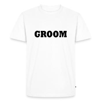 Groom - T-shirt Premium bio Homme - blanc - Devant - Nico (187cm)