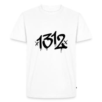 1312 - Men's Premium Organic T-Shirt - white - Front - Nico (187cm)