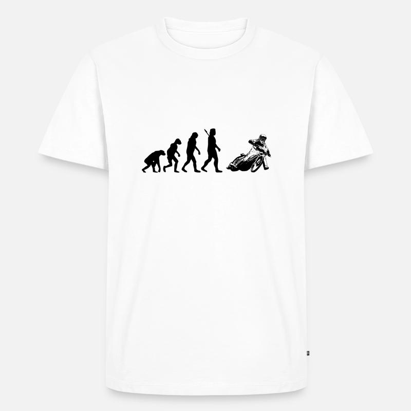 Evolution Speedway - Men's Premium Organic T-Shirt - white