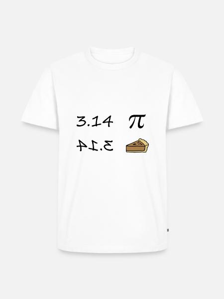 Pi - Pie - T-shirt Premium bio Homme - blanc