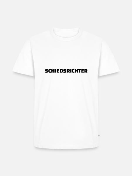 Schiedsrichter - Männer Premium Bio T-Shirt - Weiß
