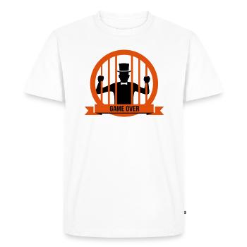 enterrement de vie de garçon et de jeune fille - T-shirt Premium bio Homme - blanc - Devant - Nico (187cm)