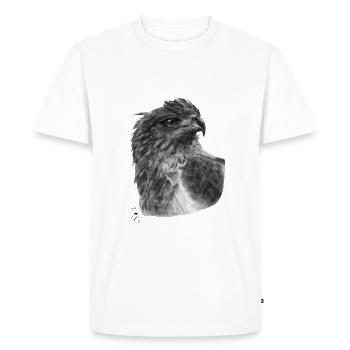 bird - Men's Premium Organic T-Shirt - white - Front - Nico (187cm)