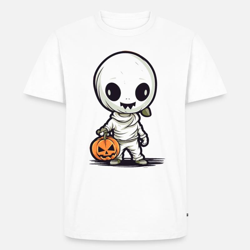 Das Abenteuer des kleinen Geistes - Männer Premium Bio T-Shirt - Weiß