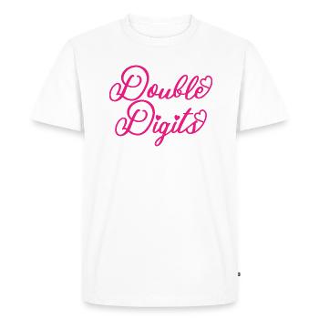 Cadeau de 10e anniversaire, 10 ans, pour garçons et filles - T-shirt Premium bio Homme - blanc - Devant - Nico (187cm)