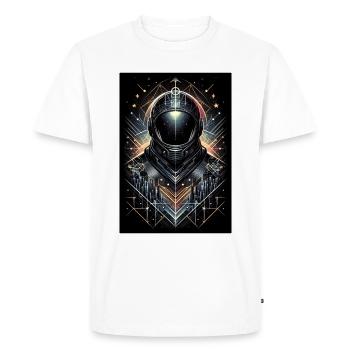 Astronaute - T-shirt Premium bio Homme - blanc - Devant - Nico (187cm)