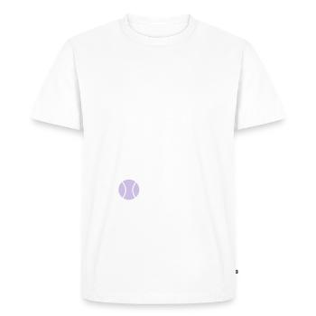 tennis as (3c) - Men's Premium Organic T-Shirt - white - Front - Nico (187cm)
