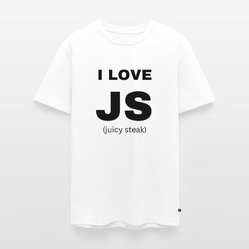 JavaScript web developer funny programming Men's Premium Organic T-Shirt