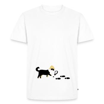 Search-and-rescue dog - Men's Premium Organic T-Shirt - white - Front - Nico (187cm)