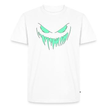 yeux de monstre pour la fête de halloween - T-shirt Premium bio Homme - blanc - Devant - Nico (187cm)