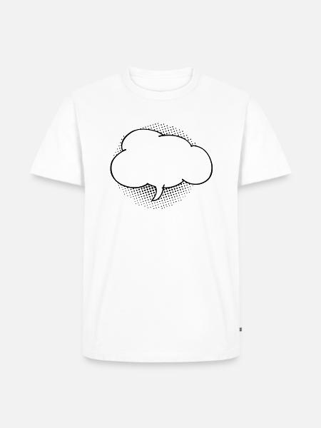 Bulle nuage - T-shirt Premium bio Homme - blanc