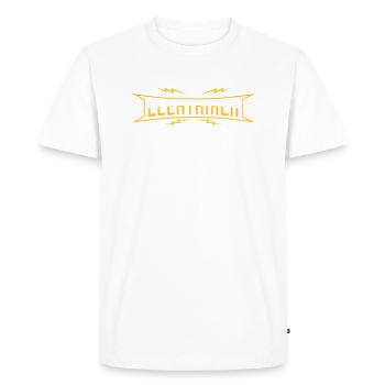 Electrician electrical engineer Strippenzieher - Men's Premium Organic T-Shirt - white - Front - Nico (187cm)
