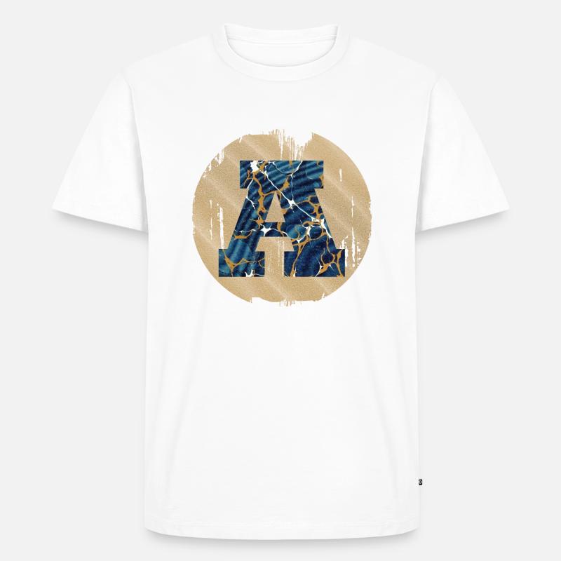 e 16 a - Männer Premium Bio T-Shirt - Weiß