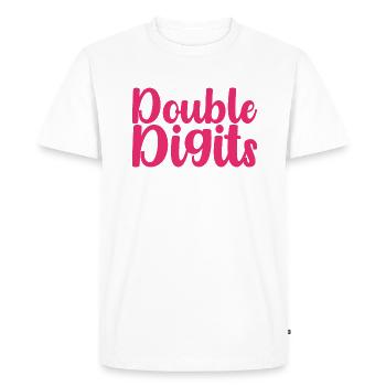 Cadeau de 10e anniversaire, 10 ans, pour garçons et filles - T-shirt Premium bio Homme - blanc - Devant - Nico (187cm)