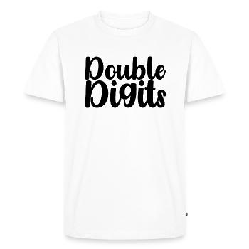 Cadeau d’anniversaire 10 ans, 10 ans, pour garçons et filles - T-shirt Premium bio Homme - blanc - Devant - Nico (187cm)