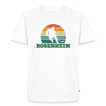 Rosenheim, ma ville ! - T-shirt Premium bio Homme - blanc - Devant - Nico (187cm)
