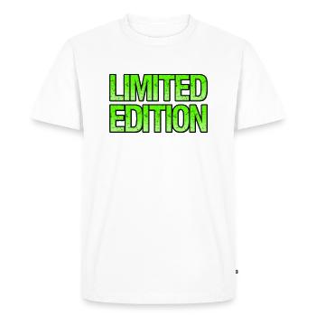 ÉDITION LIMITÉE - T-shirt Premium bio Homme - blanc - Devant - Nico (187cm)