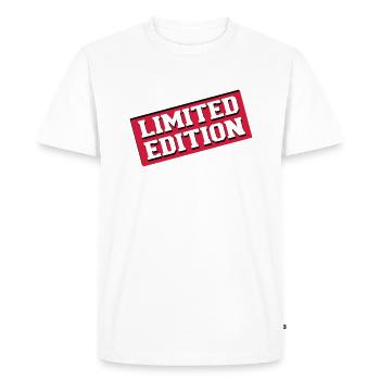 limited_edition02 - T-shirt Premium bio Homme - blanc - Devant - Nico (187cm)